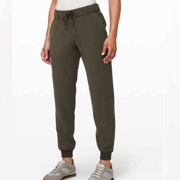 lululemon athletica Pants - Lululemon On the Fly Jogger Pant Dark Olive